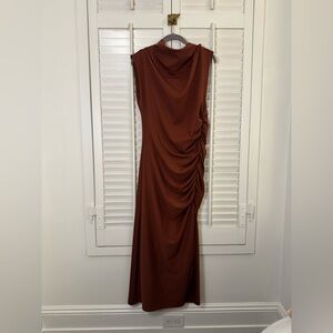 Anthropologie Maya dress burnt orange size L